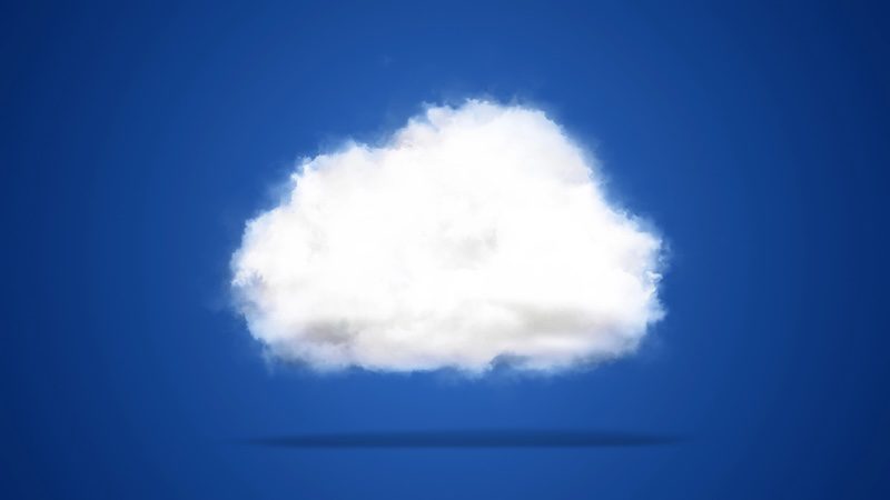 cloud representing cloud based bookkeeping